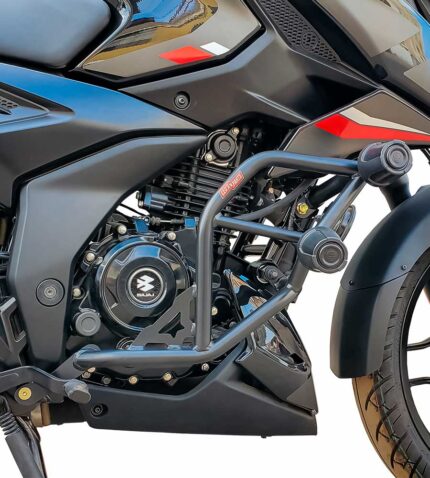 SLIDER PROTECTOR DE PIERNA MODELO JAULA CON DOBLE TOPE BAJAJ PULSAR N160